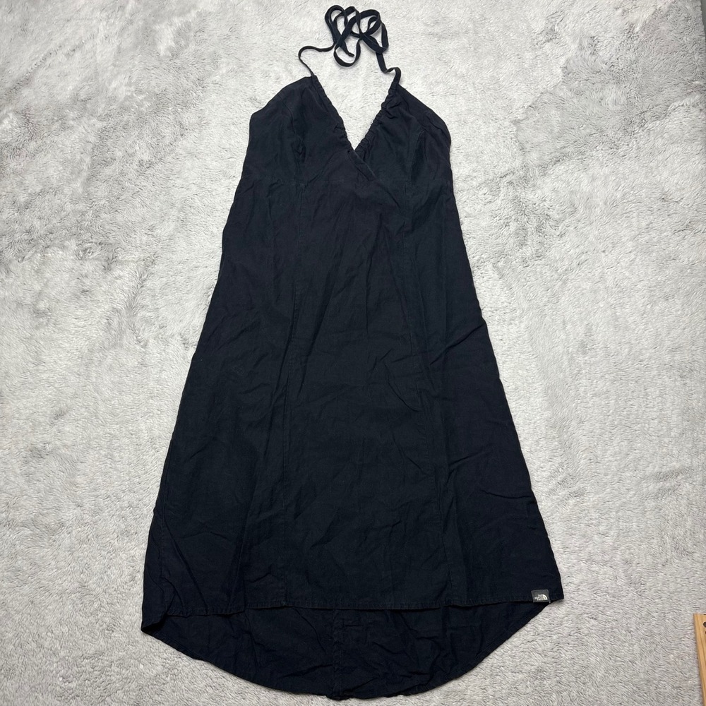 The North Face Womens Halter Neck Dress Black Size S Sporty Hiking Casual Travel